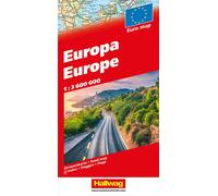 Europe dg - Echelle 1 : 3 600 000, Edition trilingue allemand-anglais-français - Collectif - Hallwag - Atlas / carte