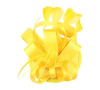 Europe et les États-Unis - Accessoire de cheveux - En maille - Pour fête de mariée, bal de fin d'année, saison - Serre-tête garçon (jaune, 13 cm)