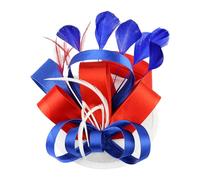 Europe et les États-Unis, accessoires de cheveux, en maille, pour mariée, fête, bal de fin d'année, saison (bleu foncé, taille unique)