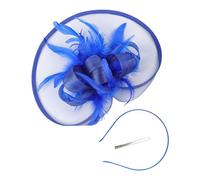 Europe et les États-Unis - Barrettes à cheveux en maille - Pour mariée, fête, bal de fin d'année, saison - Bleu - 34 cm