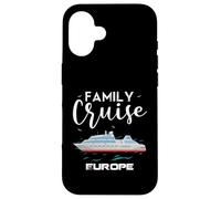 Europe Family Cruise Shirt Europes Chemises Croisière Coque pour iPhone 16
