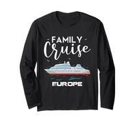 Europe Family Cruise Shirt Europes Chemises Croisière Manche Longue