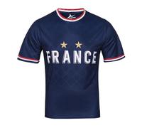Europe Football Coupe T-Shirt Allemagne Drapeau National Impression Stretch Coupe de l'America Séchage Rapide Manche Courte Tee Shirt Jersey Maillot Entraînement France L
