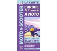 Europe & France à moto, la carte Collectif (Auteur)