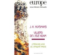Europe huysmans/villiers de l'isle-adam n916-917 aout-septembre 2005 Collectif (Auteur)