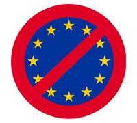 Europe Interdite (20x20cm) - Sticker/Autocollant