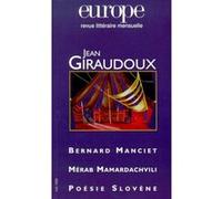 Europe jean giraudoux n841 Anonyme (Auteur)