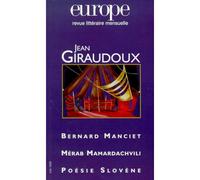 Europe jean giraudoux n841 - Anonyme - Revue Europe - broché - Revue