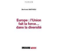 Europe : L'union Fait La Force? Dans La Diversité