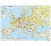 Europe Map Flat in a Tube 1:3 500 000