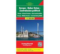 Europe - Middle East - Central Asia Political Road Map 1:5 500 000