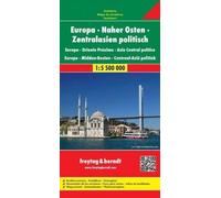 Europe - Moyen-Orient - Asie centrale 1 : 5 500 000 politique. Carte routière
