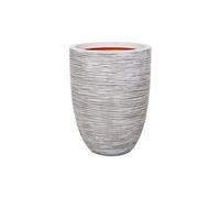Europe Nature Rib KOFI783 Cache-pot ivoire 46 x 58 cm