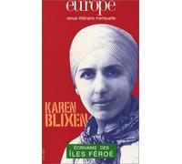 Europe, numéro 887, mars 2003 : Karen Blixen
