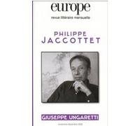 Europe philippe jaccottet 955/956 novembre decembre 2008 Collectif (Auteur)
