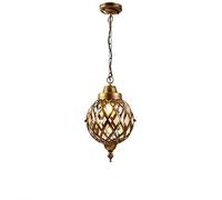Europe Plein Hang Light Retro Jardin Jardin Balcon Pendentif Lampe Restaurant Décoration Éclairage Étude Villa Yard Luminaria,style minimaliste