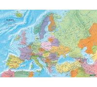 Europe - Political Map Flat in a Tube 1:6 000 000 (Map)
