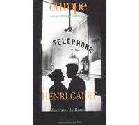 Europe. Revue Littéraire Mensuelle. Henri Calet