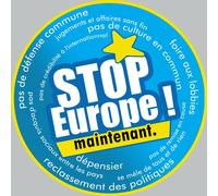 Europe Stop (15x15cm) - Sticker/Autocollant