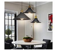 Europe Style Pendant Light Home Kitchen Cafe Black Iron Lampshade 3 Heads Industrial Hanging Lamp E27 Fixtures Modern LED Chandelier