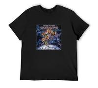 Europe The Final Countdown T-Shirt Graphic Top Printed Shirt Short Sleeve Mens Tee Black L