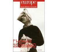 Europe thomas bernhard 959 mars 2009 Tomes 957-958 - Collectif - Revue Europe - broché - Revue