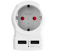 Adaptateur de voyage SKROSS Europe vers Angleterre + USB