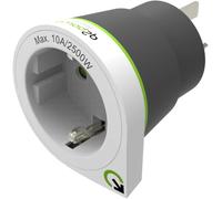 Europe To Usa Adaptateur De Voyage Universel Avec Prise De Terre Protection Antichoc Kid Safe Tension Et Puissance Max.100V-1500W / 125V-1875W