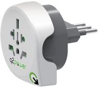 Europe To Usa Adaptateur De Voyage Universel Avec Prise De Terre Protection Antichoc Kid Safe Tension Et Puissance Max.100V-1500W / 125V-1875W
