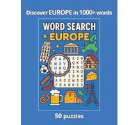 Europe Word Search Puzzle Book: 50 Puzzles with 1000+ Hidden Words to Discover