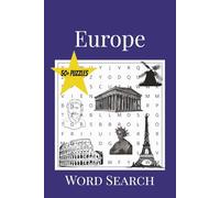 Europe Word Search Puzzle Book: Easy-to-Read Puzzles about European Cities, Symbols and More | 6x9 inches, 110 pages | 50+ Puzzles