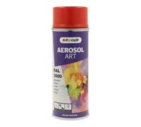 European Aerosols Buntlackspray AEROSOL Art rouge feu brillant RAL 3000 400 ml spray aérosol Quantité:1