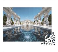 European Architecture Puzzles 1000 Pièces pour Adultes | Fountains Puzzle De 1000 Pièces Jeux Éducatifs Puzzle De Décoration De La Maison. 1000pcs (75x50cm)