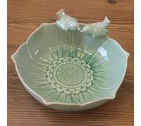 European Creative Fruit Plate Coffee Table Ceramic Fruit Plate American Pastoral Decoration Crafts Wedding Housewarming Gifts
