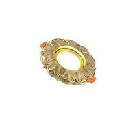 European Creative Retro Sculpture Pattern Downlight Vintage Decoration All Bronze Embedded LED Ceiling Spotlight Living Room Decorative Lighting Ceiling Panel,Bronze-Three-Color dimming_5W