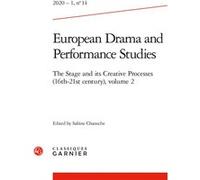 European Drama and Performance Studies Sabine Chaouche (Direction), Collectif (Auteur)