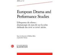 European Drama and Performance Studies Sabine Chaouche (Direction), Collectif (Auteur)