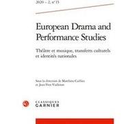 European Drama and Performance Studies Sabine Chaouche (Direction), Collectif (Auteur)