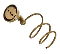 European Inspires Support mural antique pour salle de bain Étagère de rangement résistante pour serviettes et accessoires Support mural en laiton pour sèche-cheveux