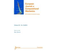 European journal of computational mechanics vol 20 n 56 jun - Franck Bonnet - Hermes Science Publications - broché - Livre