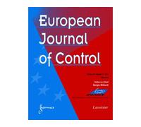 European journal of control volume 18 n 3 mayjune 2012 - Collectif - Hermes Science Publications - broché - Livre