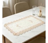 European Lace Tablecloth Rectangular 70x130cm Gold(50 * 100CM)