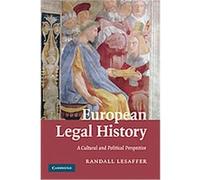 European Legal History Randall Lesaffer (Auteur)