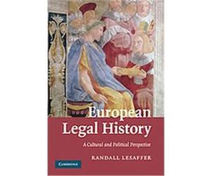European Legal History Randall Lesaffer (Auteur)