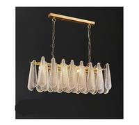 European Luxury Multi-layer Glass Chandelier Lighting Home Decoration Dining Room Gold Hanging Lamps for Ceiling Lustres