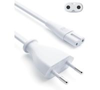 European Power Cable,European Type C Plug,Power Cable Straight 1.5m, IEC C7 2x0.75mm 2 Pure Core Compatible with Apple TV,PS4,PS5