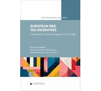 European R&D Tax Incentives - Contribution to the Emergence of a Concept