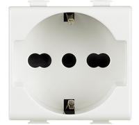 EUROPEAN SCHUKO SOCKET - SIEMENS - GERMAN - UNIVERSAL BTICINO MATIX AM5440/16, T