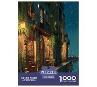 European Streets Puzzle 1000 Pièces Difficile Puzzles pour Adultes Enfant Un Jeu Intellectuellement Stimulant pour Toute La Famille 38x26cm/1000pcs