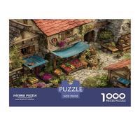 European Streets Puzzle 1000 Pièces Difficile Puzzles pour Adults Enfant Puzzle De Haute Qualité Jeu De Défi Intellectuel 70x50cm/1000pcs